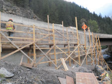 2011 — Line Creek Bridge #6 — Wall Repairs